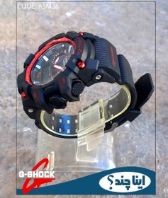 تصویر ساعت مچی مردانه جیشاک دو زمانه ساعت GSHOCK کد ASM36 