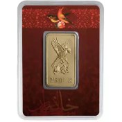 تصویر شمش طلا 2.5 گرم خانه سکه ایران گل و بلبل 24 عیار 