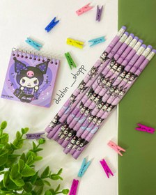 تصویر مداد مشکی وارداتی طرح سانریو - سینمارول گرد 