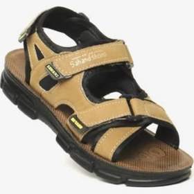 تصویر صندل رکابدار مدل ریلکس سایز میانه برند سهند - خاکی / 35 