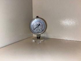 تصویر گیج صفحه 6 سانتی 250 بار تمام استیل pressure gauge