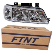 تصویر چراغ جلو 405 طرح پارس (405 پرشیایی) FTNT داخل کروم (استیل) 