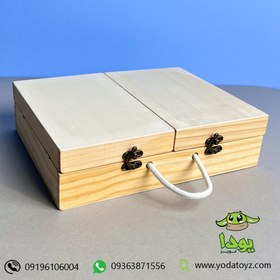 تصویر اسباب بازی جعبه ابزار چوبی مدل 1329 