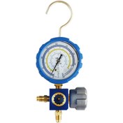 تصویر گیج گازگیری تکی ولیو مدل VMG-1-S-L فشار پایین ساید گلس دار 