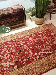 تصویر قالیچه دستباف درختی مدل قشقایی کد 13981 qahqai handwoven rug