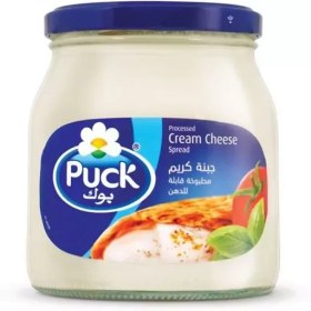 تصویر پنير خامه ای پوک شيشه ۵۰۰ گرم PUCK مدل Cream Cheese Spread 