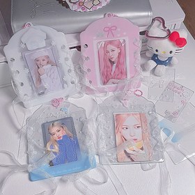 تصویر هولدر فتوکارت شفاف پاپیونی 