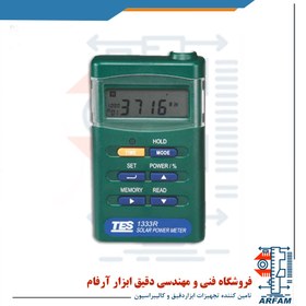 تصویر دیتالاگر سولار پاورمتر با اتصال به کامپیوتر برند تس مدل TES 1333R Solar Power Meter TES 1333R