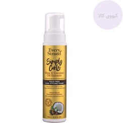 تصویر فوم حالت دهنده و ضد موخوره موی فر اوری استرند EVERY STRAND SIMPLY CURLS FRIZZ-FREE CURL STYLING FOAM 236 ML
