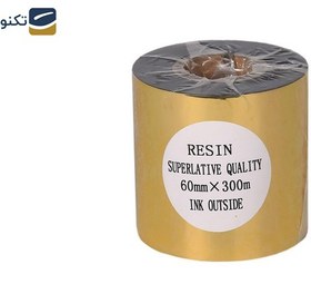 تصویر ریبون پرینتر لیبل زن NP مدل Resin 60mm x 300m NP Resin 60mm x 300m Label Printer Ribbon