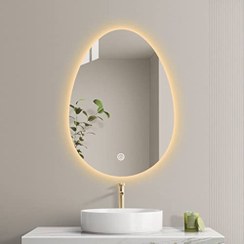 تصویر آینه بکلایت تخم مرغی کد DR105 