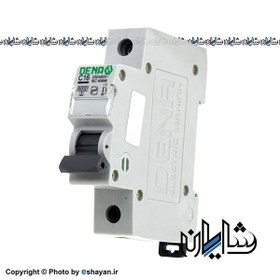 تصویر فیوز مینیاتوری تیپ C دنا الکتریک تکفاز 16A Miniature Circuit Breaker 16A Dena electric