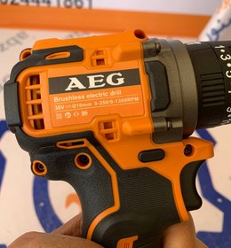 تصویر دریل شارژی AEG 36 ولت مدل نیم پک AEG half pack model cordless drill 36 V