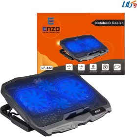 تصویر پایه خنک کننده لپ تاپ انزو مدل LF-442 Enzo LF-442 4-Fan Laptop CoolPad