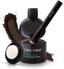 تصویر پودر پوشش ریشه ضخیم فایبر مشکی 