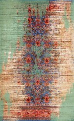 تصویر فرش ماشینی طرح گلیم طرح جواهر کد HAG.501.01 