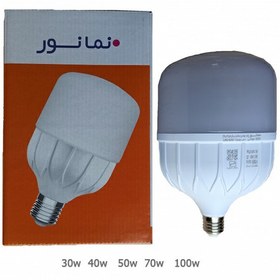 تصویر لامپ ال ای دی استوانه ای 50 وات (های پاور) نمانور Cylindrical LED lamp 50 watts (high power) Namanor