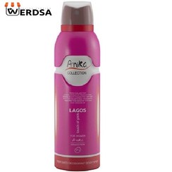 تصویر اسپری بدن زنانه Lacoste Touch Of Pink حجم 200میل آنیکا Anika Lacoste Touch Of Pink Body Spray For Women 200ml