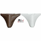 تصویر پایه مبل خفاشی پلاستیکی سفید و قهوه ایی 