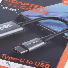 تصویر تبدیل OTG Type-C کابلی دی نت D-NET DT-485 