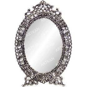 تصویر آینه و شمعدان رز کد 706 