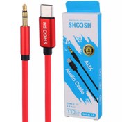 تصویر کابل تبدیل Type-C به AUX شوش SH-A14 طول 1.1 متر Shoosh SH-A14 Type-C To AUX 1.1m Cable