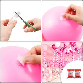 تصویر چسب بادکنک مدل پلاس 100 عددی 