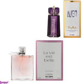 تصویر ادوپرفیوم اسکلاره مدل Lancome La Vie Est Belle به همراه عطر جیبی اسکلاره مدل Alien 