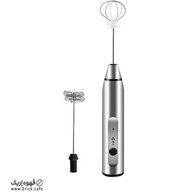 تصویر همزن شارژی سه سر USB Rechargeable foamer mixer