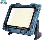 تصویر پروژکتور شارژی خورشیدی 200 وات W8109-1 W8109-1 Camping 200 Watt LED Solar Lighting Emergency Lamp