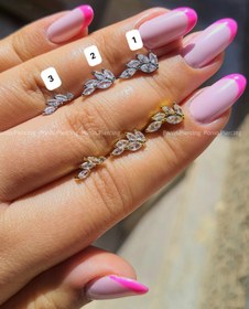 تصویر جواهری برگ هلالی 