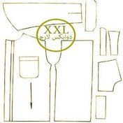 تصویر الگوی پیراهن تک سایز XXL مردانه 