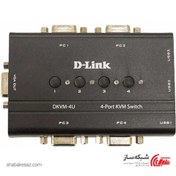 تصویر سوییچ KVM USB دی-لینک مدل DKVM-4U با ۴ پورت 