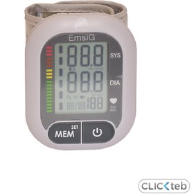 تصویر فشارسنج مچی سریع امسیگ مدل EmsiG BW37 ا EmsiG Blood Pressure Monitor-BW37 EmsiG Blood Pressure Monitor-BW37