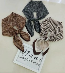 تصویر مینی اسکارف طرح مارک - طرح 