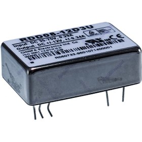 تصویر مبدل ولتاژ چینفا 340± میلی آمپر CHINFA RDD08-12D3U DC/DC IN:35-75V OUT:±12V 