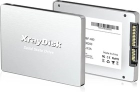 تصویر هارد SSD اینترنال 1 ترا بایت SATA3 با قدرت بالای read/write 500Mbs برند Xraydisk(بار آمازون)رنگ مشکی Xraydisk SATA SSD 1TB Internal Solid State Drive 3D NAND TLC SATA III 6Gb/s 2.5 Inch 1000GB Internal SSD Hard Drive Up to 560MB/s Compatible with Desktop/Laptop (1TB, 2.5-Inch Black)