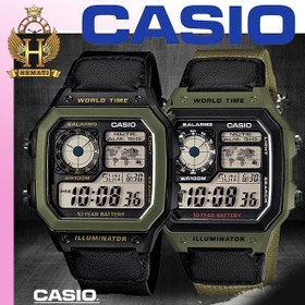 تصویر ساعت مچی دیجیتال مردانه کاسیو مدل AE-1200WHB-1BVDF casio AE-1200WHB-1BVDF digital watch