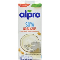 تصویر شیر سویا ( بدون شکر ) ۱ لیتر آلپرو – alpro 