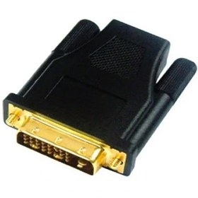 تصویر تبدیل DVI-D نر به HDMI ماده فرانت Faranet HDMI A/F to DVI (24+1) M Adapter