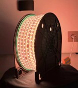 تصویر ریسه شلنگی RGB مودی ۱۰۰ متری با ریموت کنترلی 