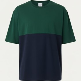 تصویر ست تی شرت و شلوارک آستین کوتاه مردانه راحتی اوور سایز کیکمو کد KKS-04082708 