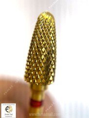 تصویر سرسوهان الماسی طلایی کاجی 