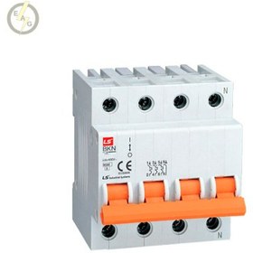 تصویر کلید فیوز مینیاتوری چهار پل 40 آمپر LS - مدل BKN 4P C40A 