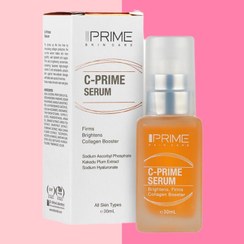 تصویر سرم ویتامین سی روشن کننده مدل c-prime ۳۰ میلی پرایم Vitamin c serum 30 ml prime