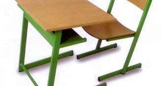 تصویر میز و صندلی دانش آموزی جدا از هم 