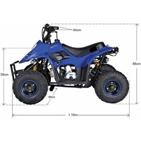 تصویر موتور چهارچرخ بنزینی 110 سی سی 