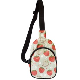 تصویر بادی بگ طرح توت فرنگی 