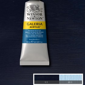 تصویر رنگ اکریلیک Prussian blue hue کد 541 برند وینزور و نیوتون Winsor & Newton 