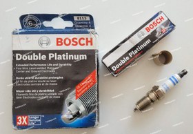 تصویر شمع پایه کوتاه سوزنی دبل پلاتینیوم 3X بوش آلمان BOSCH 8113 